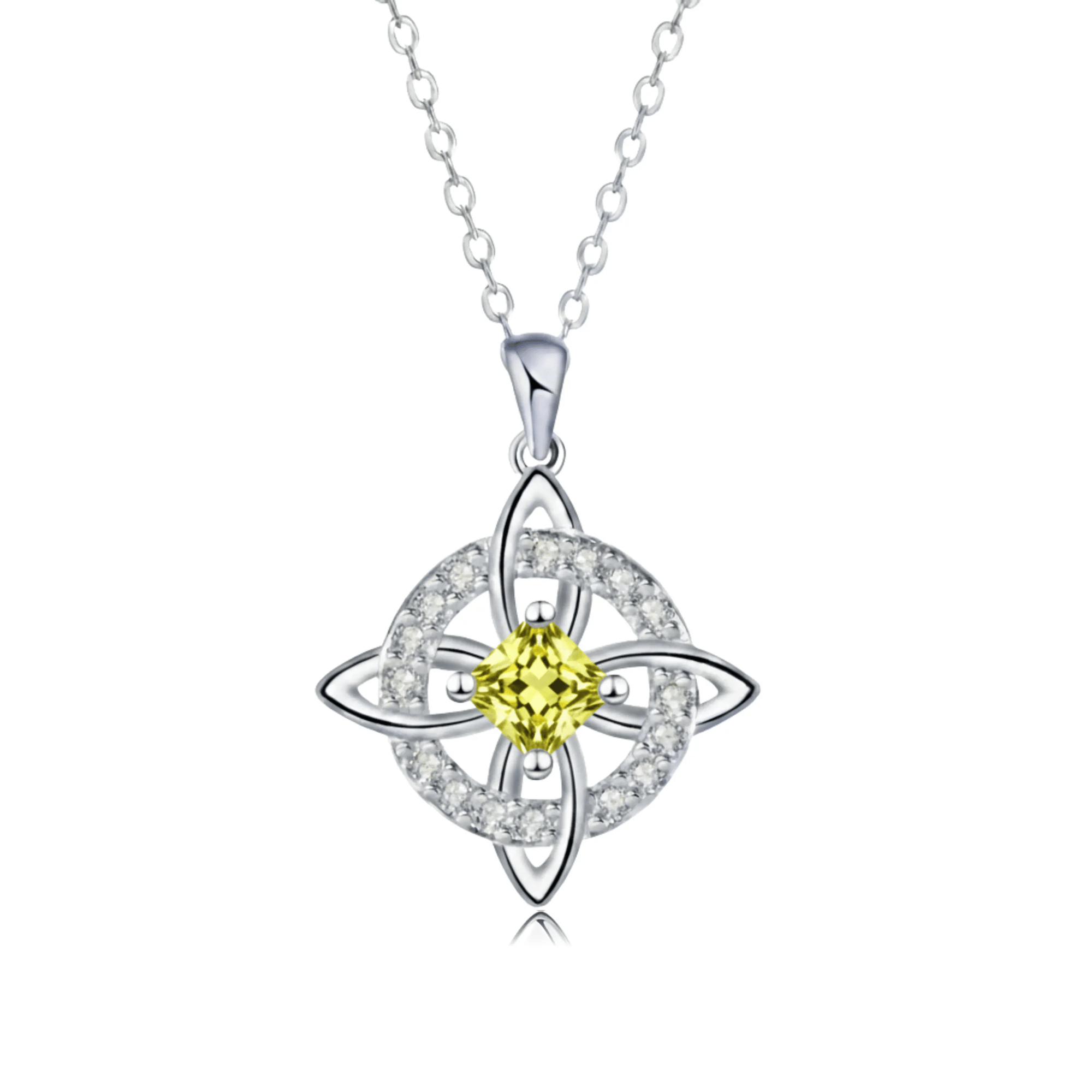 Hecatea – Witch’s Knot Birthstone Necklace