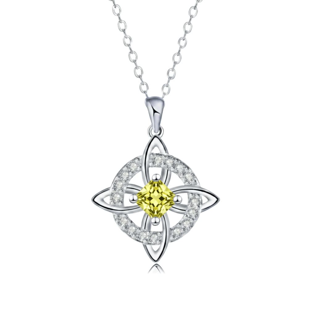 Hecatea – Witch’s Knot Birthstone Necklace