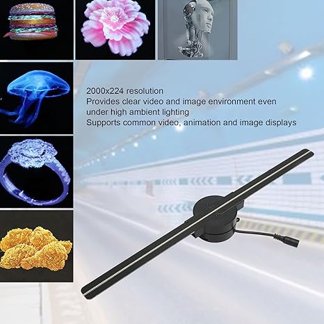 🎄3D Hologram LED Fan Projector - Free Shipping