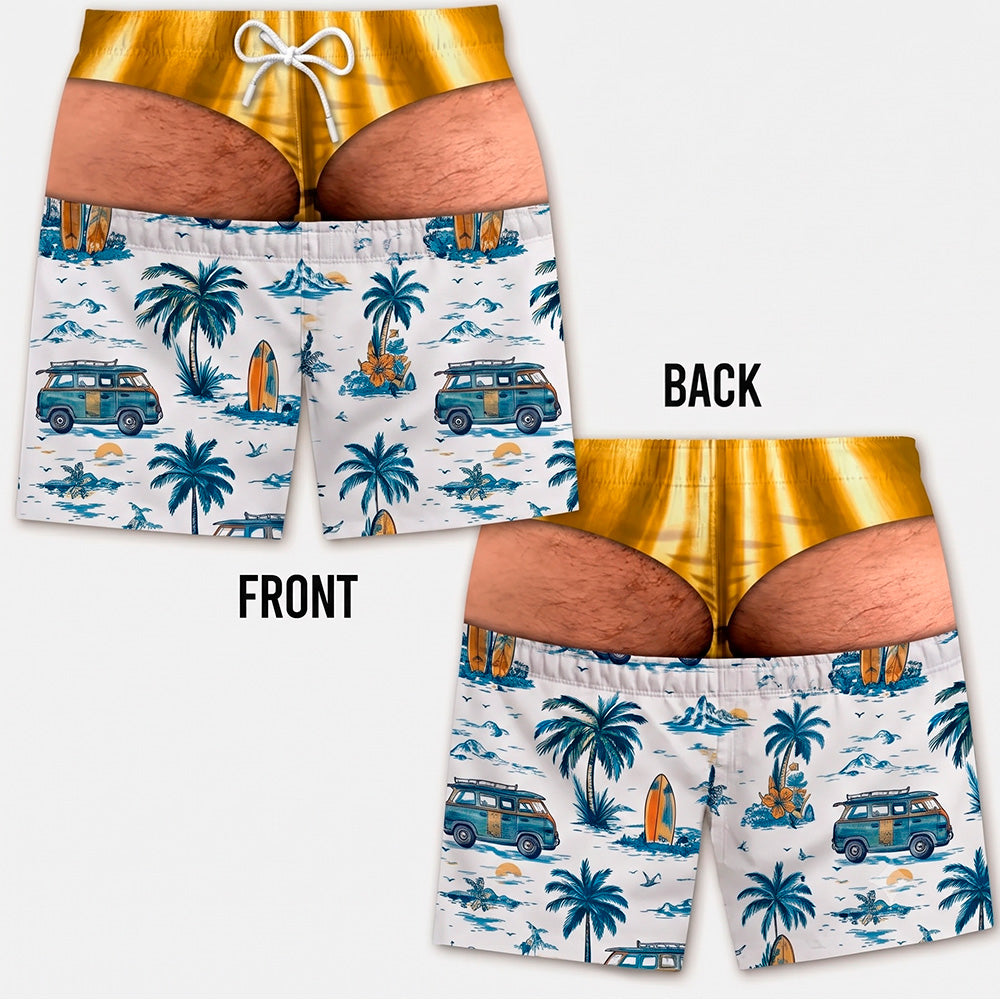 BeachBanter – Hilarious Optical Illusion Swim Trunks
