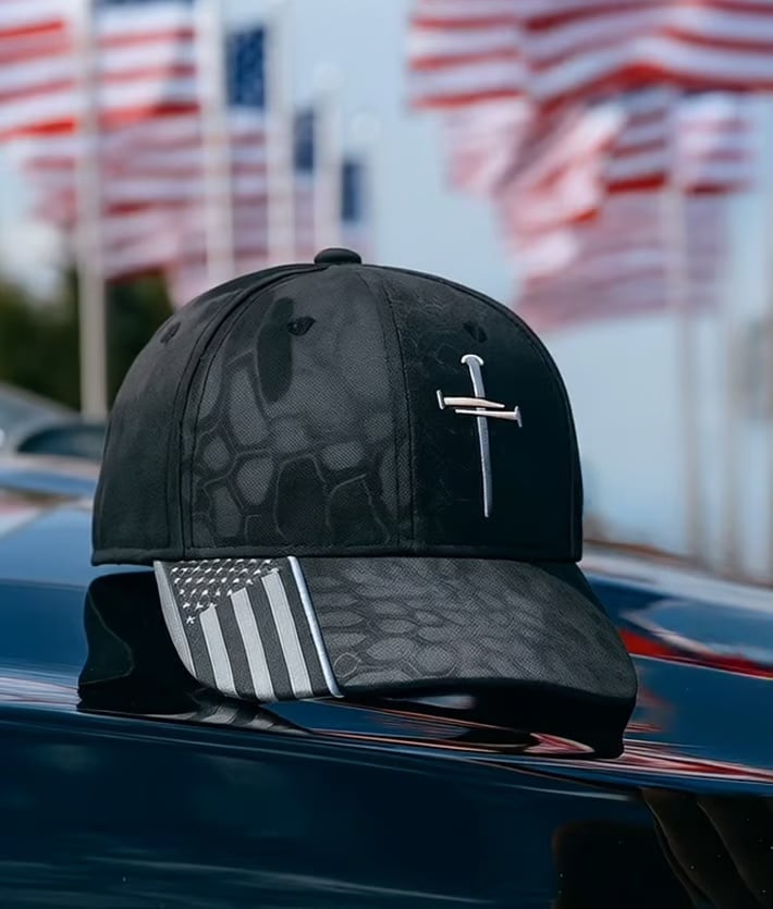 HeavenlyCap – Jesus Cross & Crown of Thorns Adjustable Christian Hat