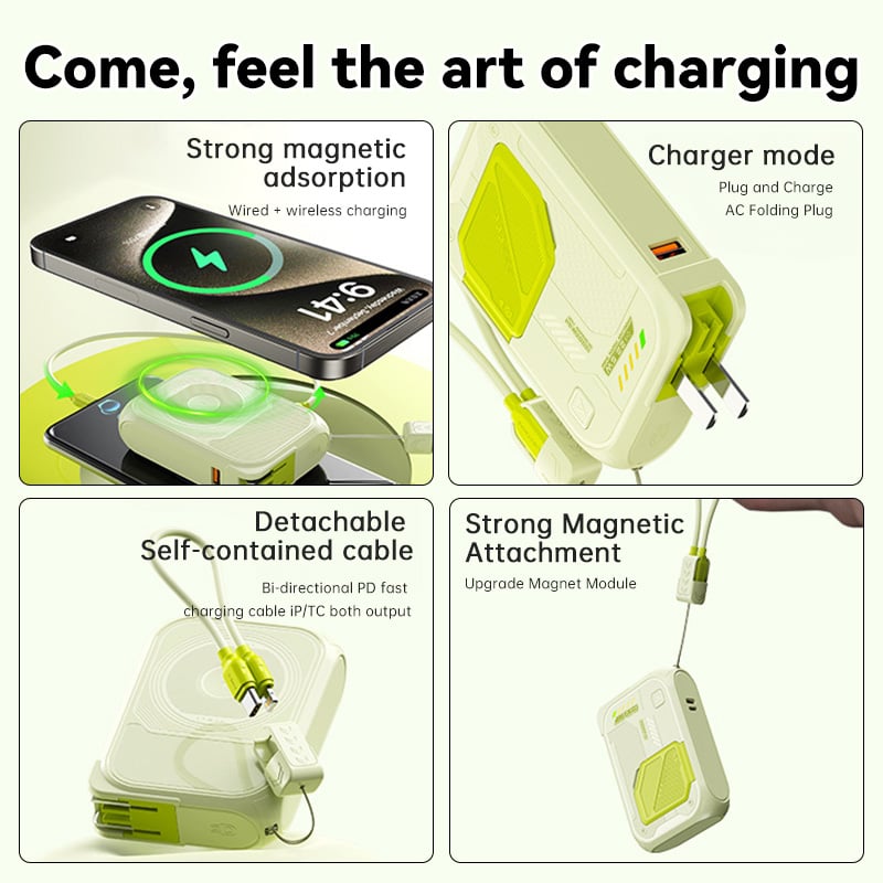 FlexCharge – 6-in-1 10000mAh Power Bank
