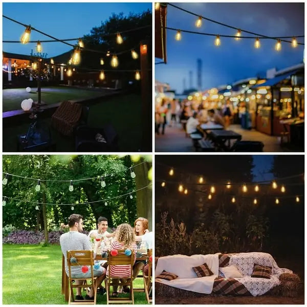 🔥Last Day 50% OFF🔥 - Waterproof Solar Powered LED Outdoor String Lights marnetic
