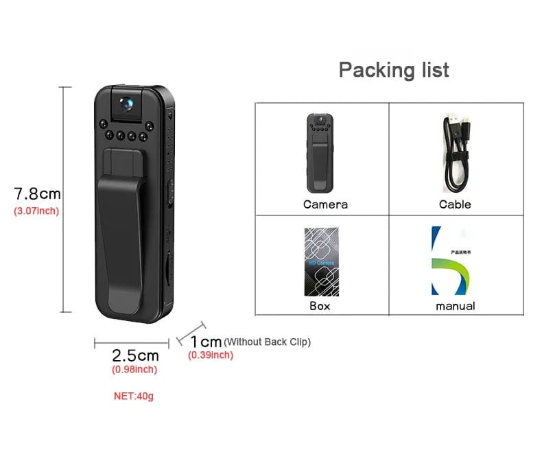 VividCam 1080 - Night & Day Recording Made Easy