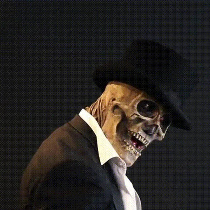 Spooky Biochemical Skeleton Mask marnetic