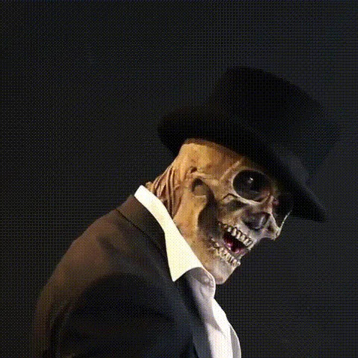 Spooky Biochemical Skeleton Mask