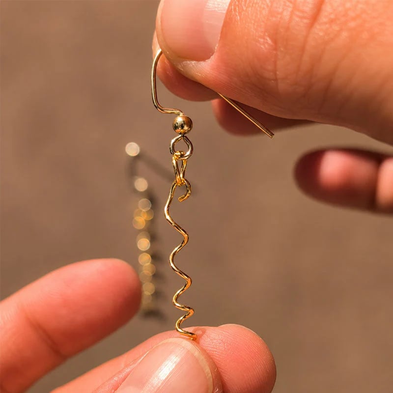 BloomTwist – Artistic Spiral Statement Earrings