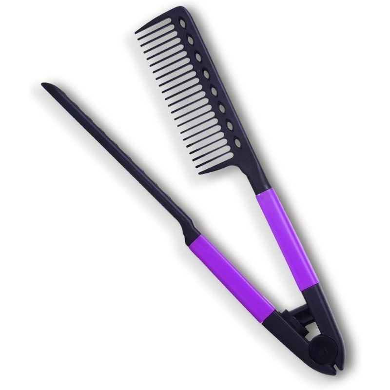 GlowStyle – Heat Resistant V Hair Styling Comb