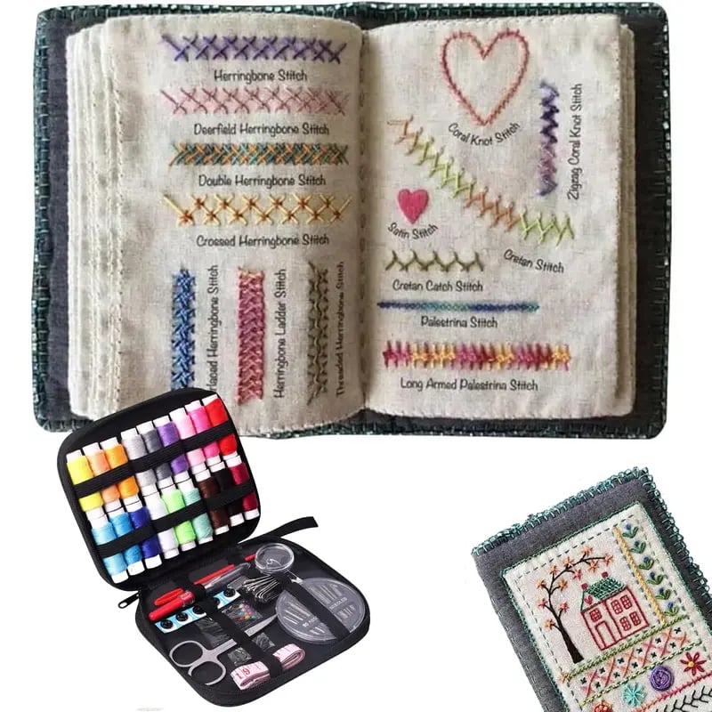 NeedleNook - Complete Embroidery & Sewing Travel Kit