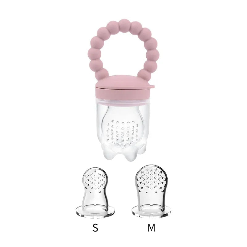 Silicone Mesh Baby Food Pacifier marnetic