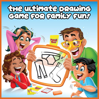 Pencil Nose Board Games for Family Night - The Ultimate Drawing Game - Kids Games, Family Game, Multi-Player, Party Game - Ages 8+