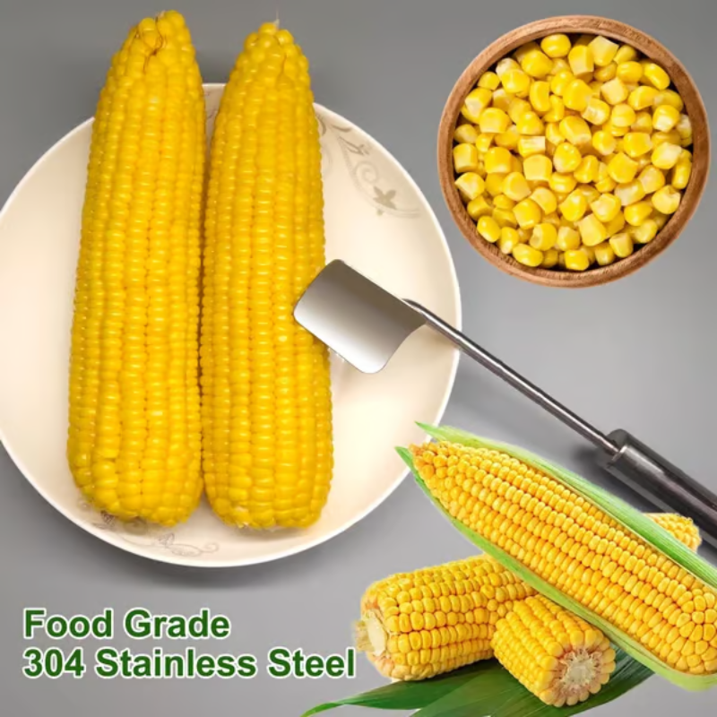 QuickCorn -  Effortless Stainless Steel Corn Peeler