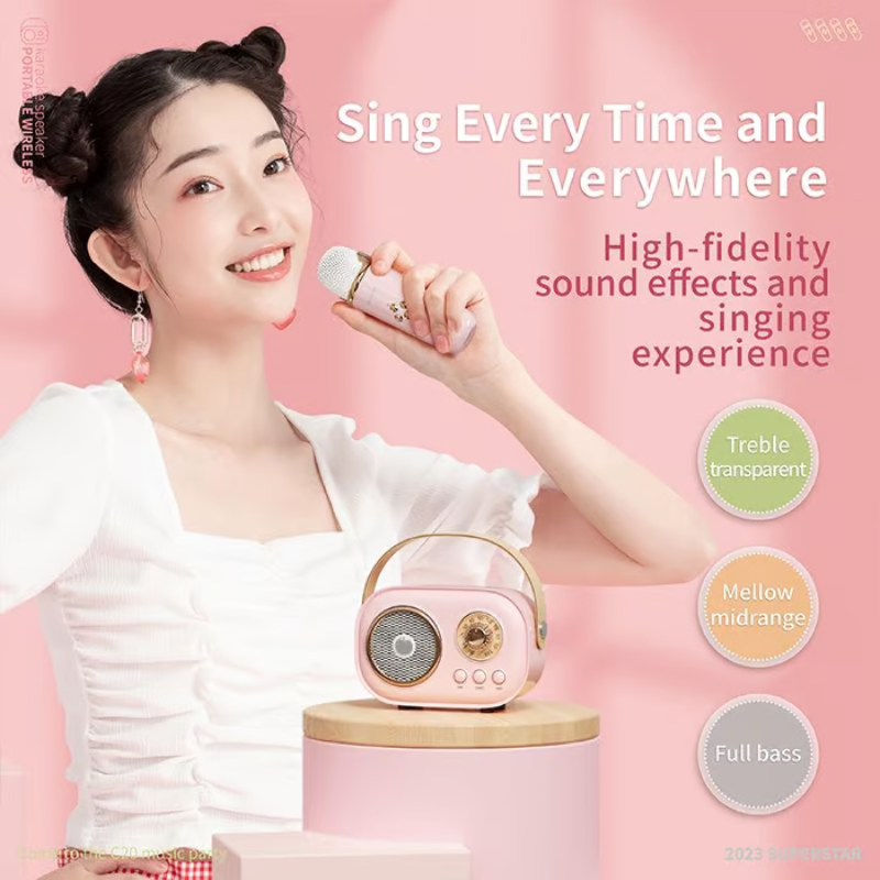 EchoBeat - Mini Portable Bluetooth Speaker with Mic