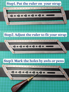 CraftAlign – Stainless Steel Leathercraft Alignment Tool