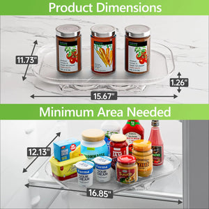 FridgeSpin - Refrigerator Turntable Organizer Solution marnetic