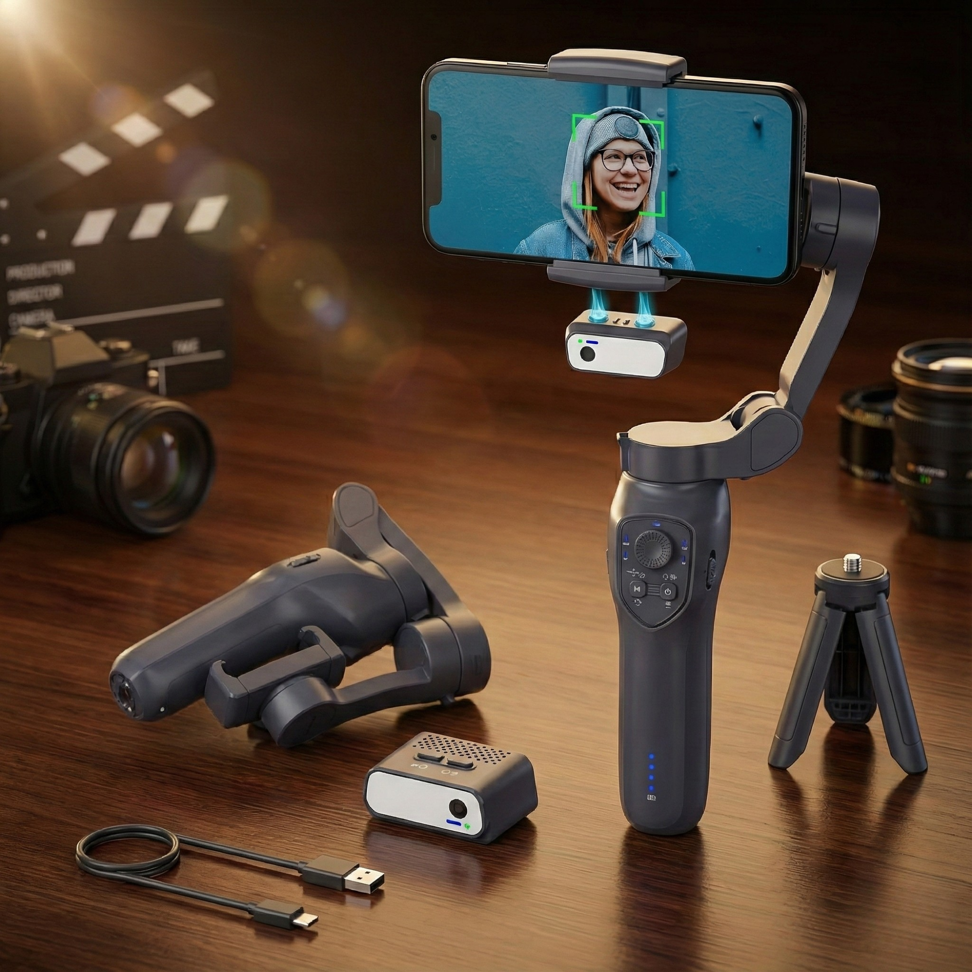 Cinematic AI Phone Stabilizer