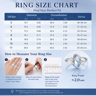 LunaGlow – 925 Sterling Silver Rainbow Moonstone Ring