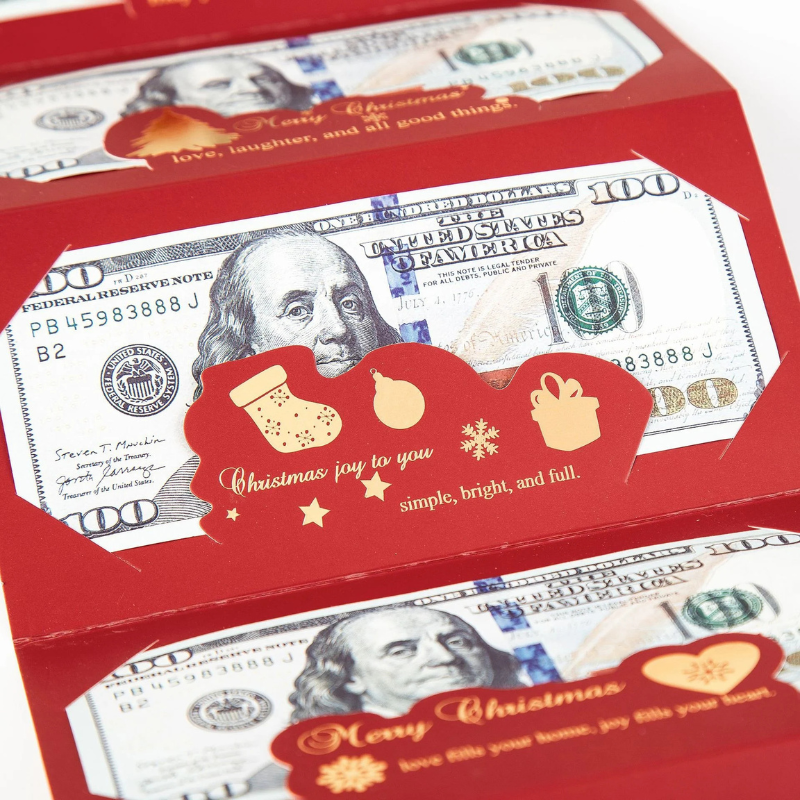 FestivaFold – Luxury Christmas Cash Gift Envelope