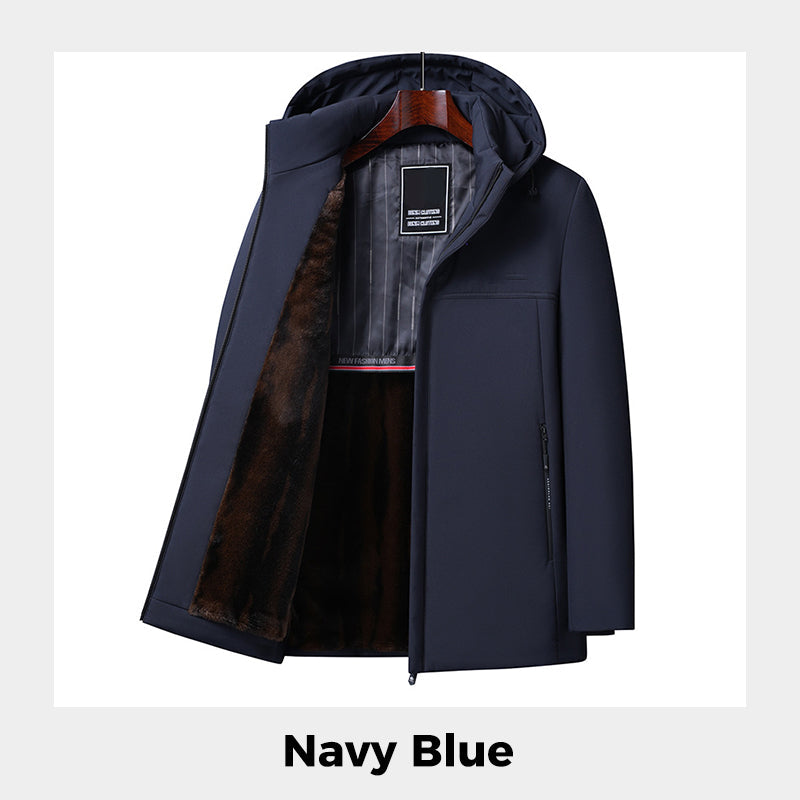 ArcticShield – Men’s Thermal Hooded Parka Coat