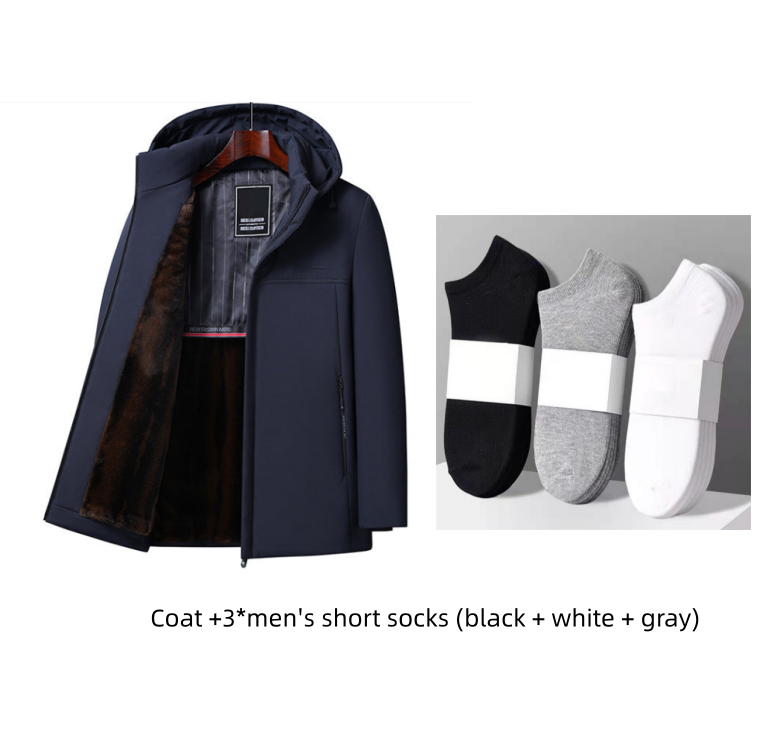 ArcticShield – Men’s Thermal Hooded Parka Coat