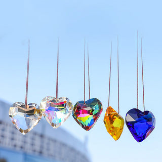 GlowHeart - Colorful Crystal Suncatcher