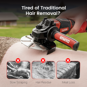 FarmEdge – Professional Pig Hair Removal Scraper Disc