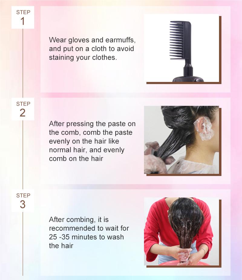 HerbaComb – 3-in-1 Herbal Hair Coloring Comb