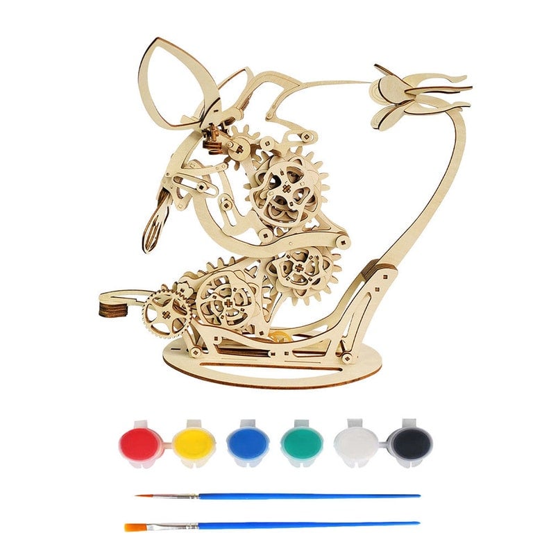WoodWhirr – 3D Mechanical Wooden Hummingbird