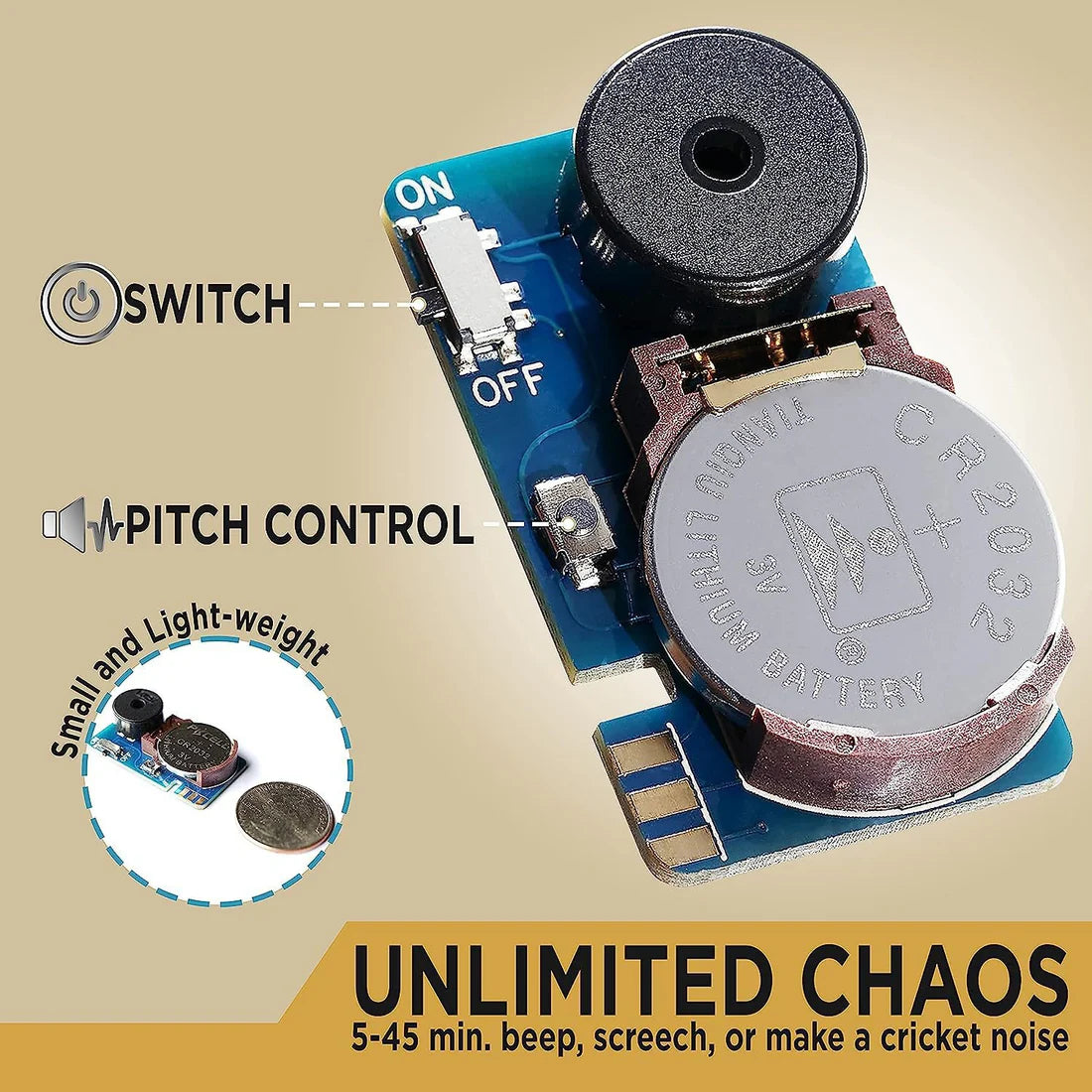 ChirpJoke - Cricket Noise Prank Toy