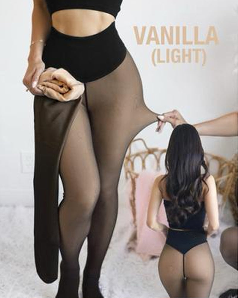 FleeceVeil - Skin-Effect Sculpting Tights