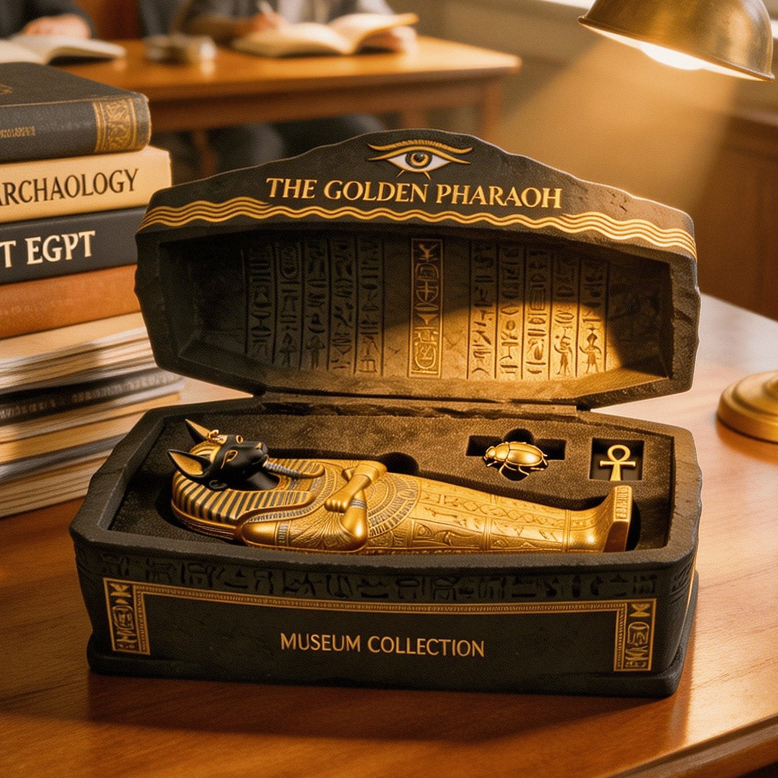 PharaohGuard – Golden Anubis Sarcophagus Collection