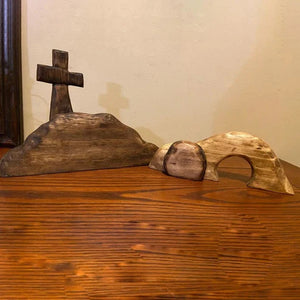 RisenGlory – Handmade Empty Tomb And Cross