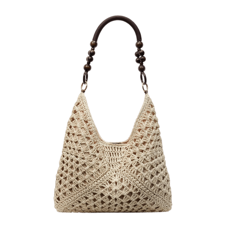 Woven Straw Shoulder Bag