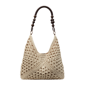 Woven Straw Shoulder Bag