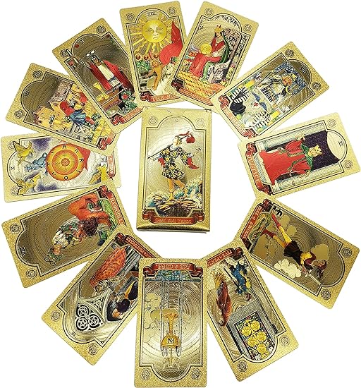 GoldenOracle – Luxury Gold Foil Tarot Deck