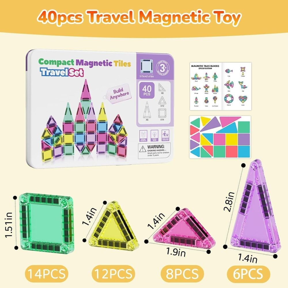 MagnaBuild – Magnetic Tiles Building Set