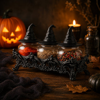 SpellCraft – Decorative Witch Hat Seasoning Jars