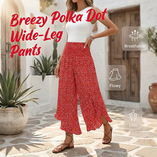 👖Women's Flowy High Waist Wide-Leg Pants – Slimming, Comfy & Chic🌺