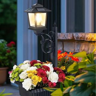 TitanGlow – Eco-Friendly Solar Lamp with Built-in Planter