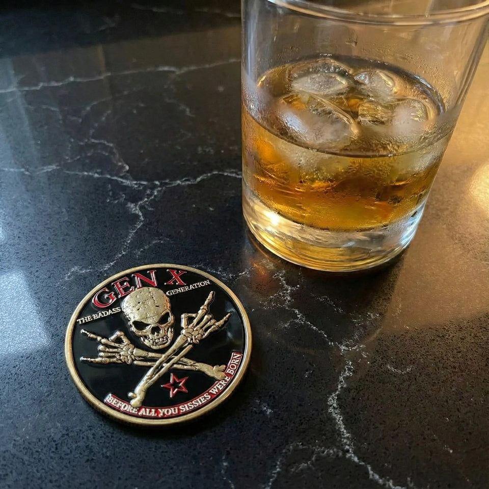 🪙GEN X Coin – The Ultimate Tribute to the Badass Generation 💀🔥