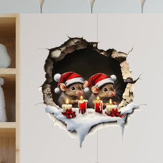 FestiveFun – 2D Creative Christmas Wall Stickers