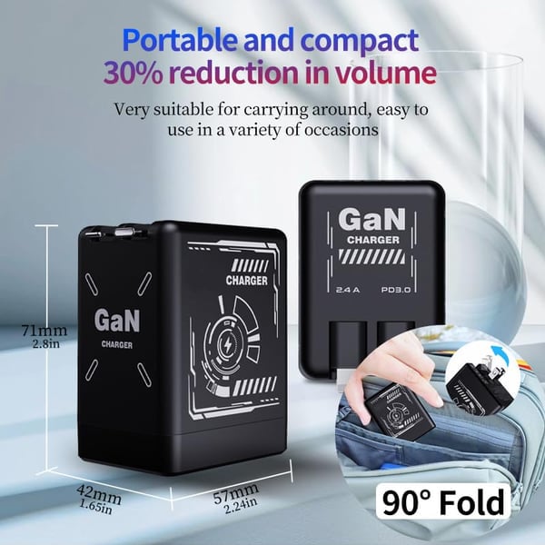⚡Flash Sale💥3 in 1 GaN 120W Ultra-fast Charger