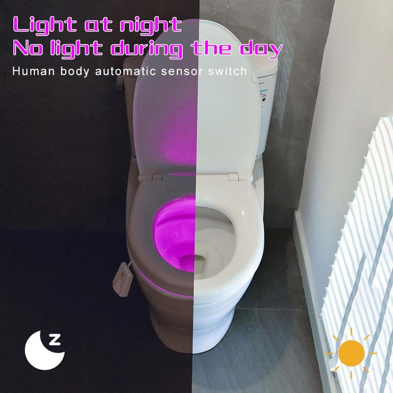 GlowEase – Automatic LED Toilet Light