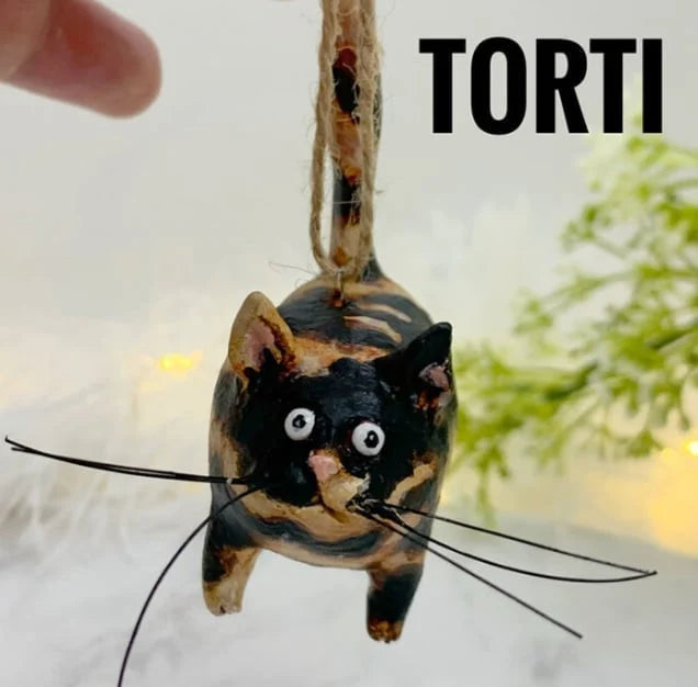 WhimsiCats™️ - Handcrafted Miniature Kitty Figurine marnetic