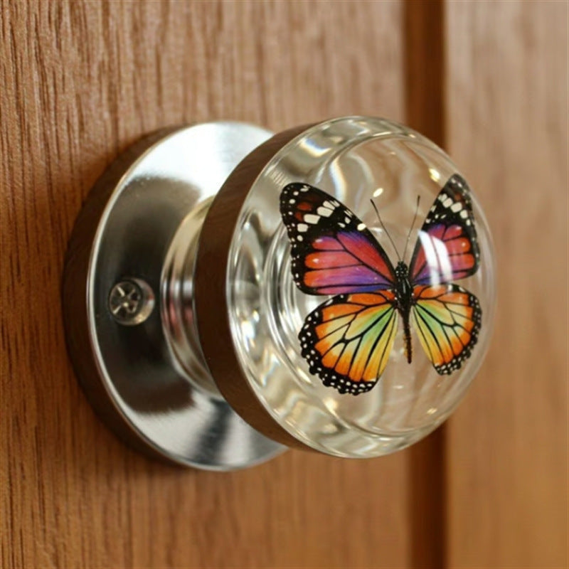 💁‍♀️Unique resin epoxy flower decorative door handle🌼
