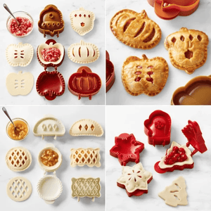 PieCharm Set - Create Delightful Autumn Pies in 3 Festive Shapes