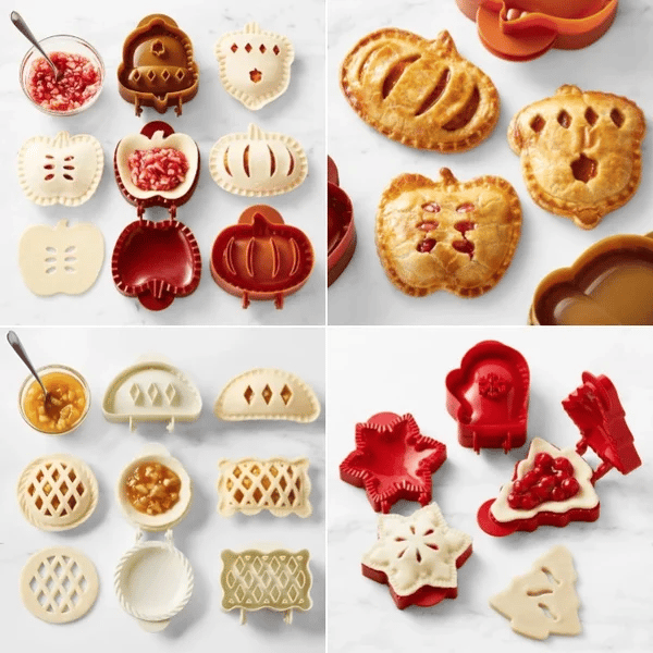 PieCharm Set - Create Delightful Autumn Pies in 3 Festive Shapes
