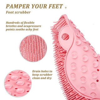AquaScrub – 2 in 1 Shower Mat And Massage Brush