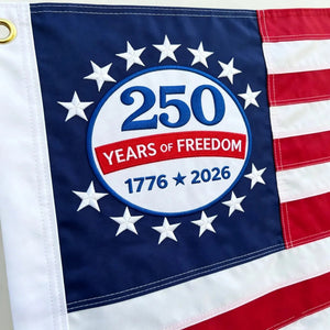 Last Day 49% OFF🔥250th Anniversary USA Commemorative Flag (3x5 Ft),Double-sided mirror embroidery