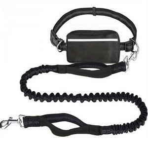 FreePace Leash - Waist Belt Dog Lead with Carry Pouch